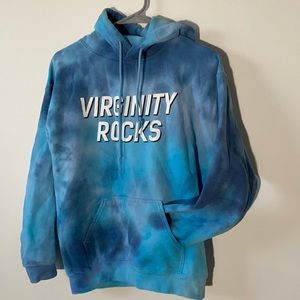 Virginity Rocks Hoodie tie dye